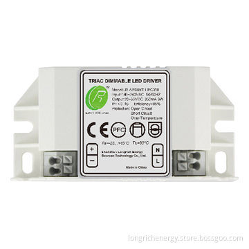 Triac Dimmable LED Driver, 9W 350mA